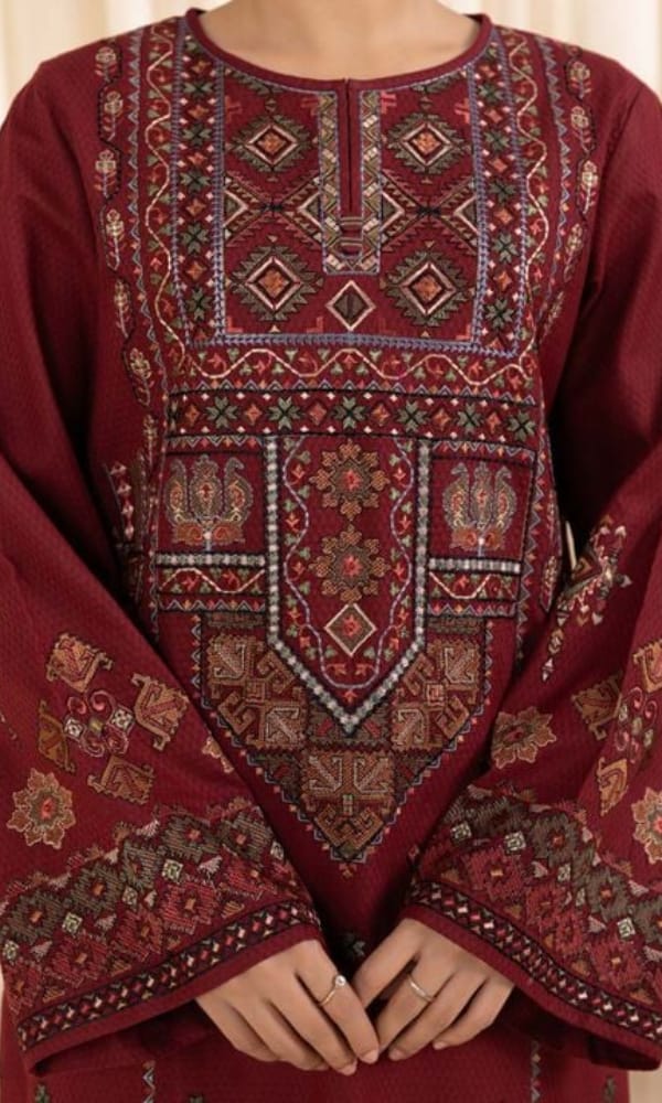 DHANAK EMB 3PC SUIT ZA-101213