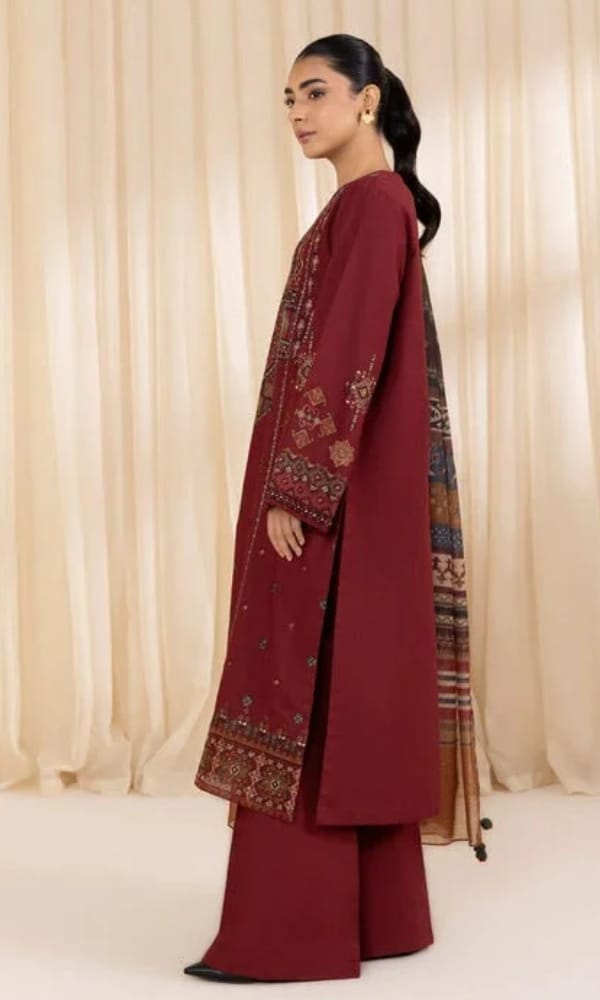 DHANAK EMB 3PC SUIT ZA-101213