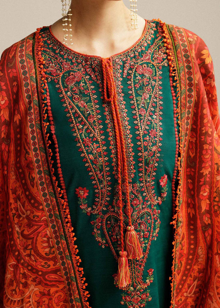 LUXURY LAWN 3PC EMBROIDERED SUIT - 451 - View 4